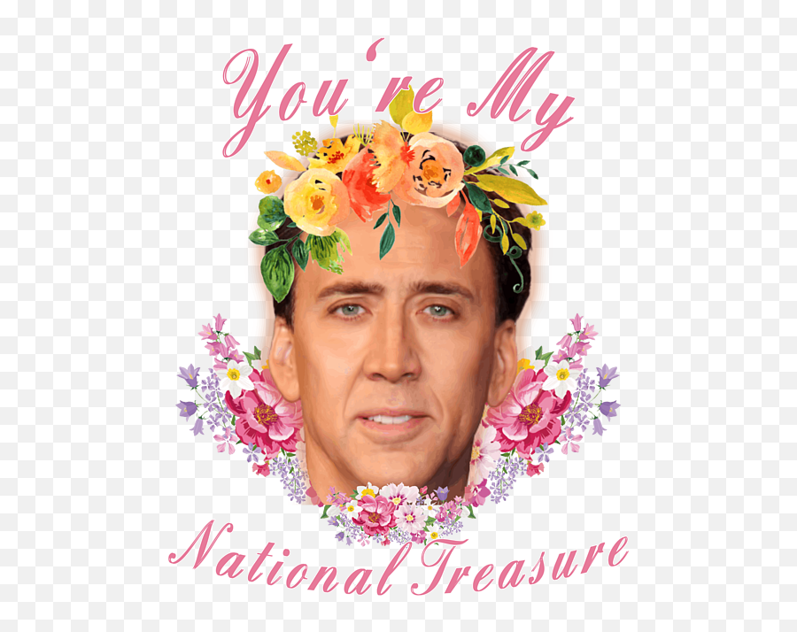 Nicolas Cage - You Re My National Treasure Print Emoji,Nicolas Cage Emotion Chart