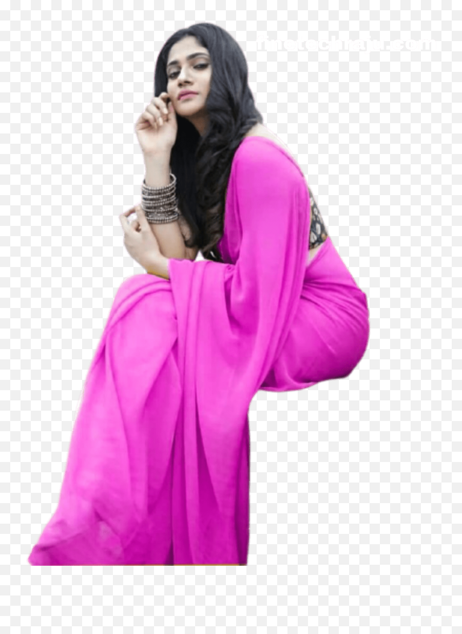 Girl Png Image And Transparent Gulabi - Long Length Emoji,Saree Emoji