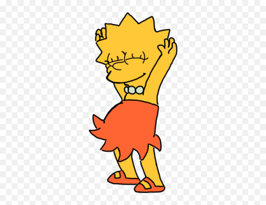 Simpsons Dancing Art Stickers Lisasimpson Freetoedit Emoji,Simpsons Tapped Out Homer Emoticons