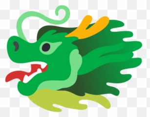 Dragon Face Emoji - Emoji Dragon,Dragon Emoji
