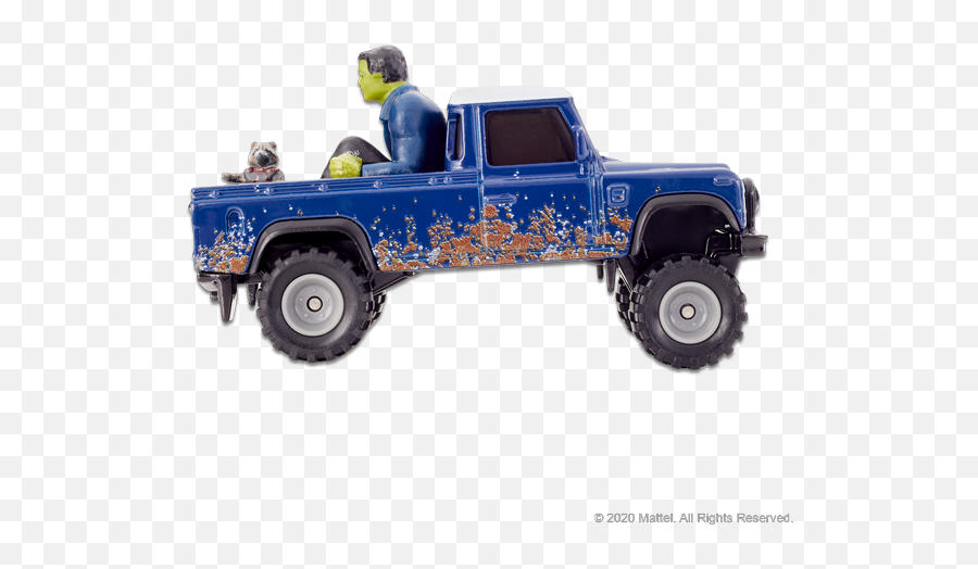 Hot Wheels Marvel Land Rover Defender - Hot Wheels Hulk Land Rover Emoji,Pickup Truck Emoji