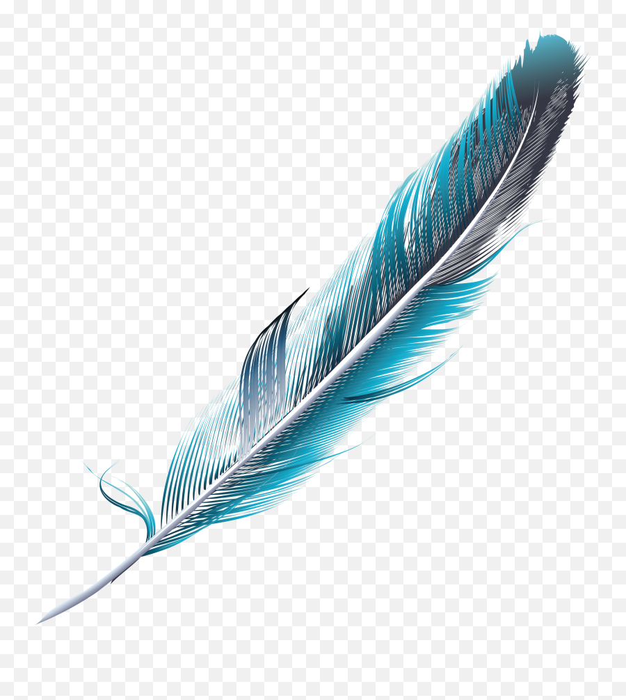 Blue Feather Png Clipart Png Mart Emoji,Feather Emojis