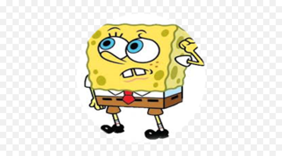 Thinking Spongebob - Roblox Emoji,Spong Emoji