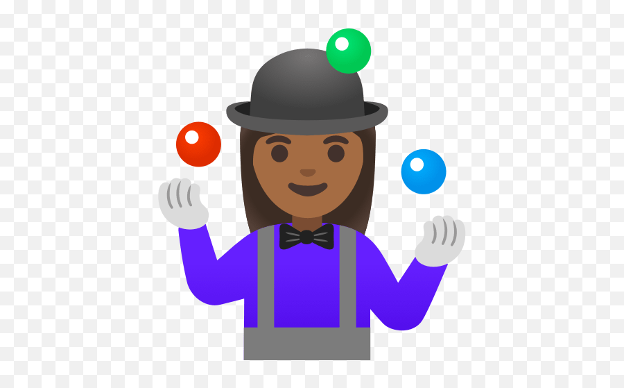 U200d Woman With Hat Juggling In Medium Dark Skin Tone Emoji,Alembic Emoji