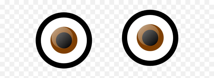 Brown Eyes Clip Art At Clkercom - Vector Clip Art Online Emoji,Doggy Eyes Emoji