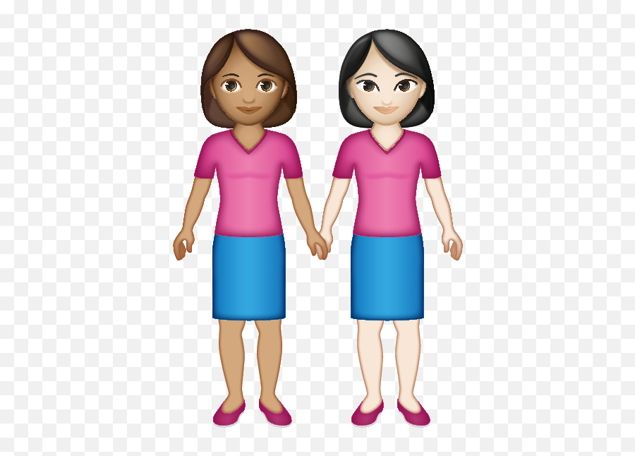 Female Holding Hands Png File Png Mart Emoji,Standing Girl Emoji