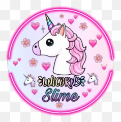 Unicorn Galaxy Unicorn Pictures Of Slime - Gambar Stiker Slime Unicorn Emoji,Diy Emoji Slime