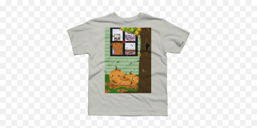 Cream Comic Boyu0027s T - Shirts Design By Humans Short Sleeve Emoji,Sea Otter Emoji