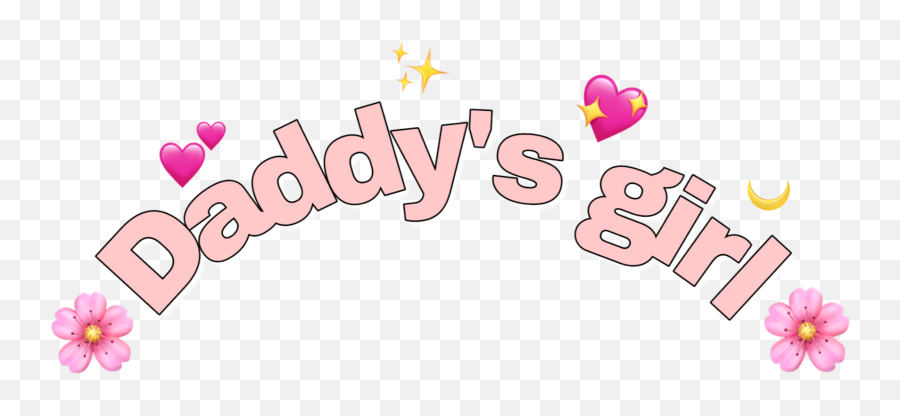 Ddlg Daddy Babygirl Heart Sticker - Girly Emoji,Ddlg Emojis