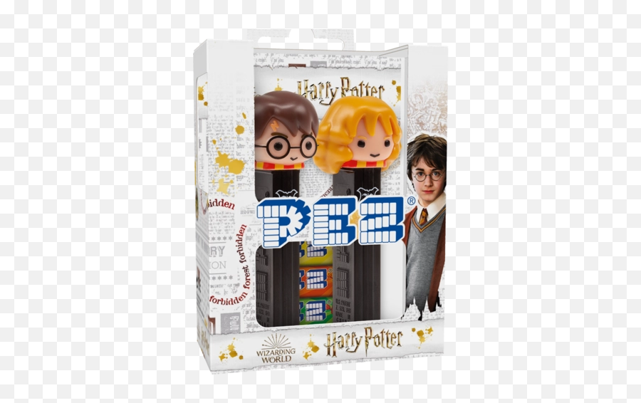 Caramelos Pez - Twin Pack Caja De Regalo Harry Potter Y Hermione Granger Caramelos Pez Emoji,Pez Emoji Candy Dispensers