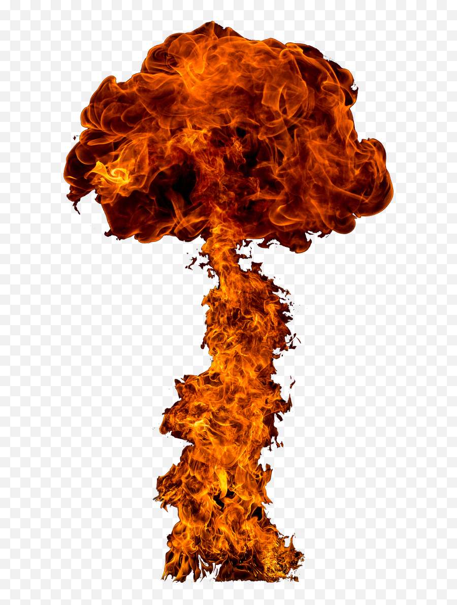 Download Mushroom Cloud Explosion Png - Bomb Explosion Png Emoji,Facebook Emoticons Mushroom Cloud