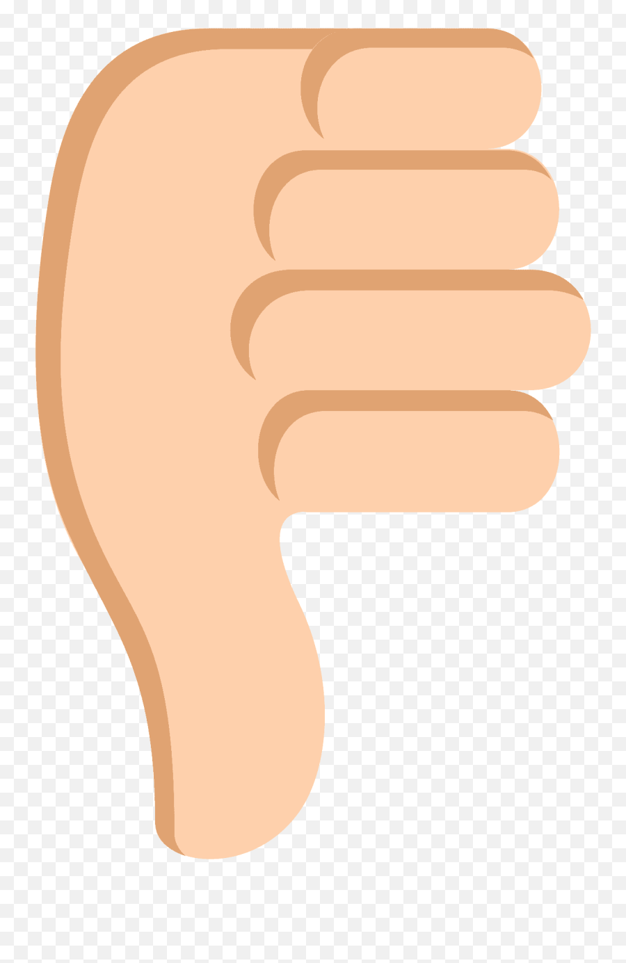Thumbs Down Emoji Clipart - Thumbs Down Emoji Vector,Thumb Emoji