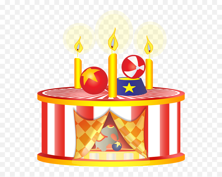 Free Image On Pixabay - Graphic Circus Cake Birthday Circus Emoji,Surprise Emoticon Pixabay