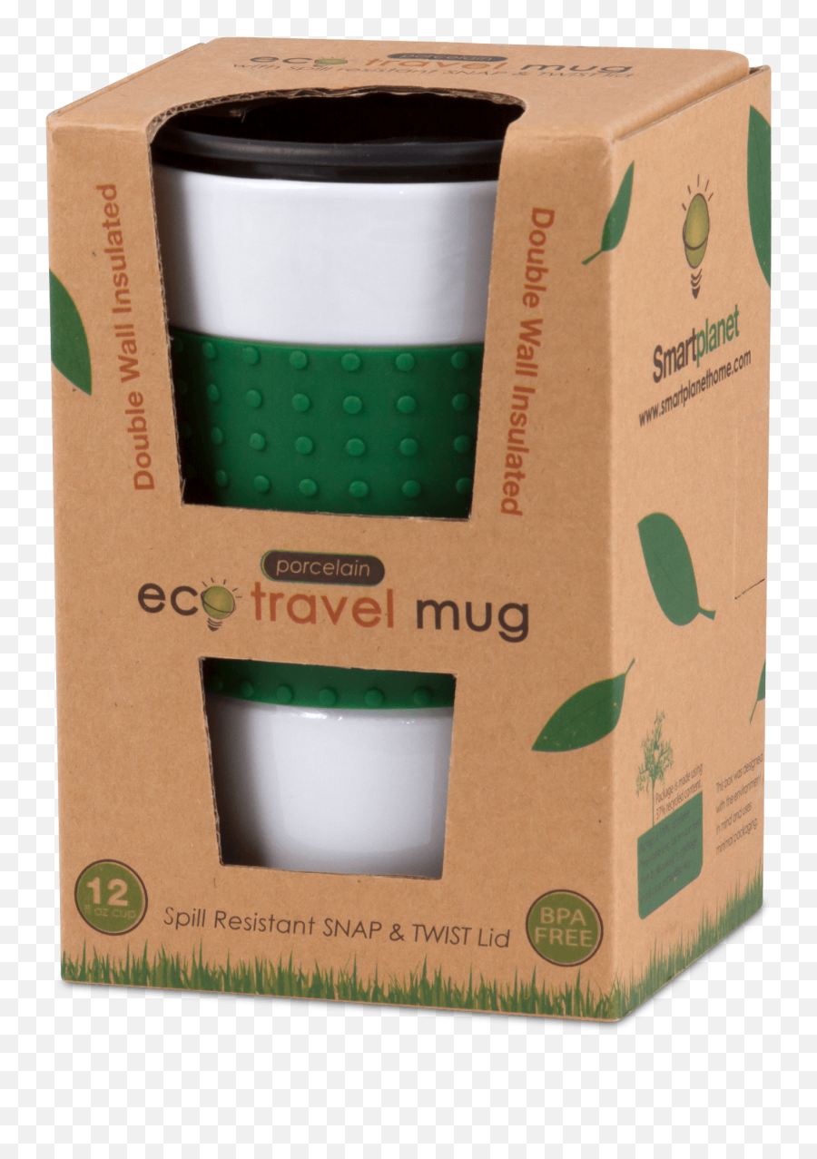 Smart Planet Eco Ceramic Mug - Cardboard Packaging Emoji,Grumpasaurus Emoticon