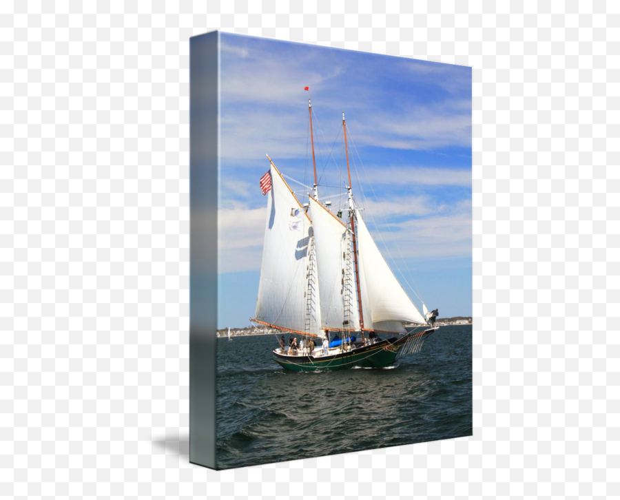 Schooner Thomas Lannon Sailing Cape Cod - Boating Emoji,Emotions Ship Thomas