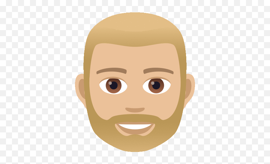 Bearded Joypixels Gif - Happy Emoji,Facebook Beard Emoji