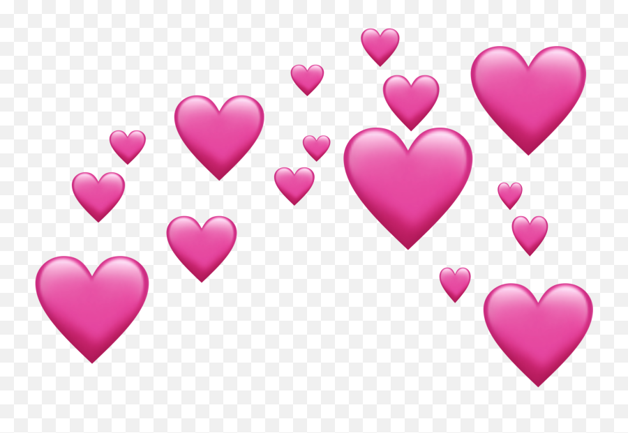 Love Heart Pink Emoji - Pink Png Emoji Heats,Emoji Tripple Hearts