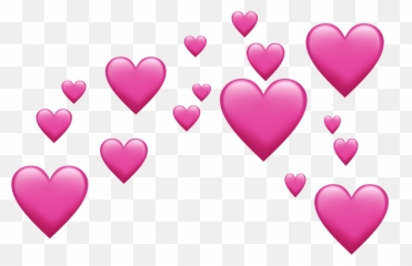Love Heart Pink Emoji - Pink Png Emoji Heats,Emoji Tripple Hearts