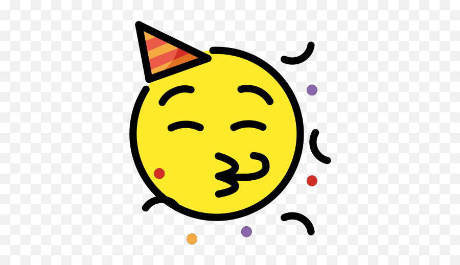 Festa De Celebração Do Rosto - Celebration Emojis Png,Uma Sobrancelha Levantada Emoji