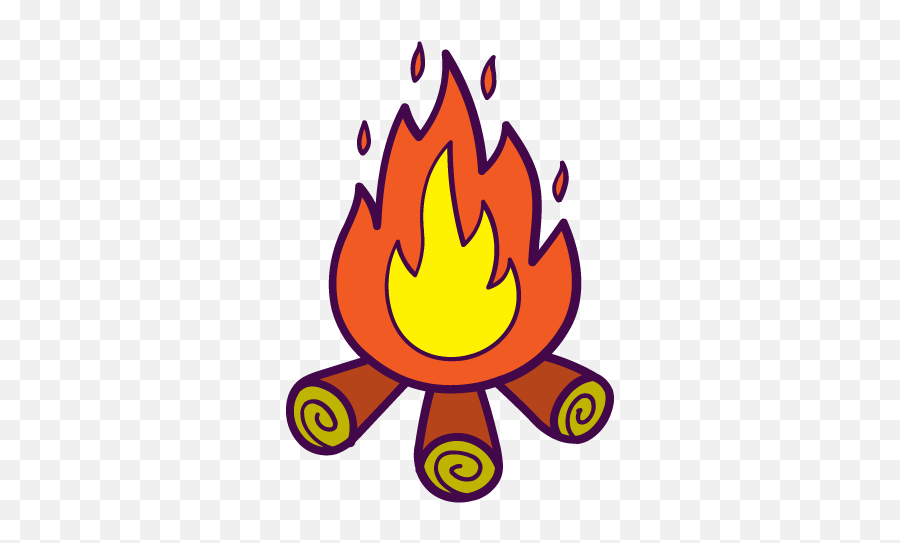 Campfire Free Icon Of Autumn Hand Drawn - Icon Api Unggun Png Emoji,112 X 112 Emoticons