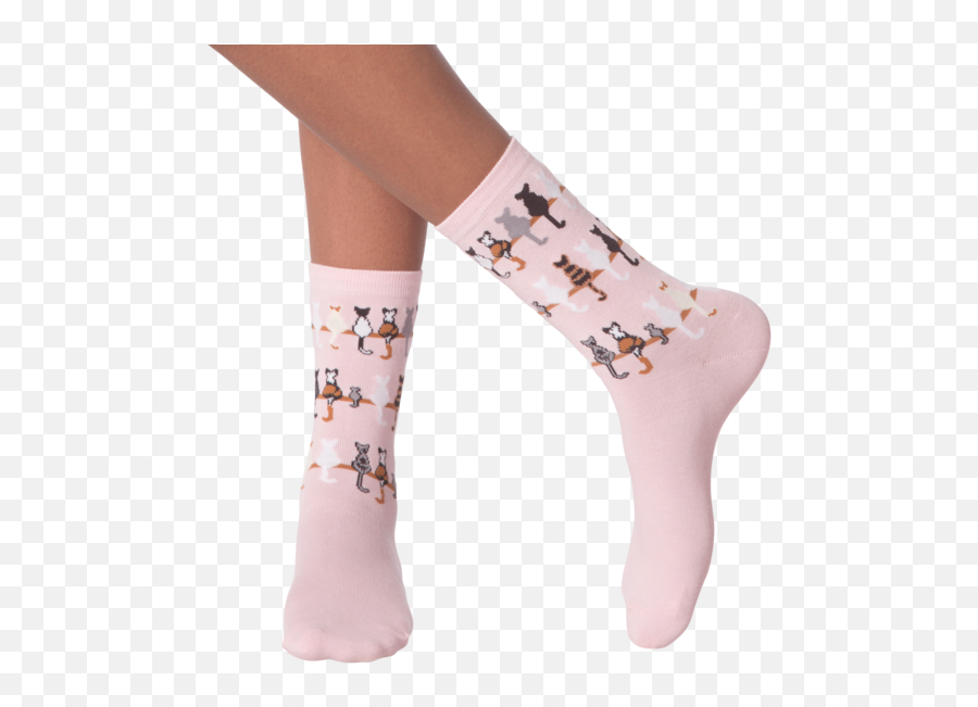 Womenu0027s Animal Socks U2013 Kbell - Girly Emoji,Emoji Cat With Ball Of Yarn In Mouth Wagging Tail