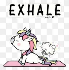 Yoga Stickers For Whatsapp - Yoga Unicorn Fart Emoji,Yoga Emoji Android