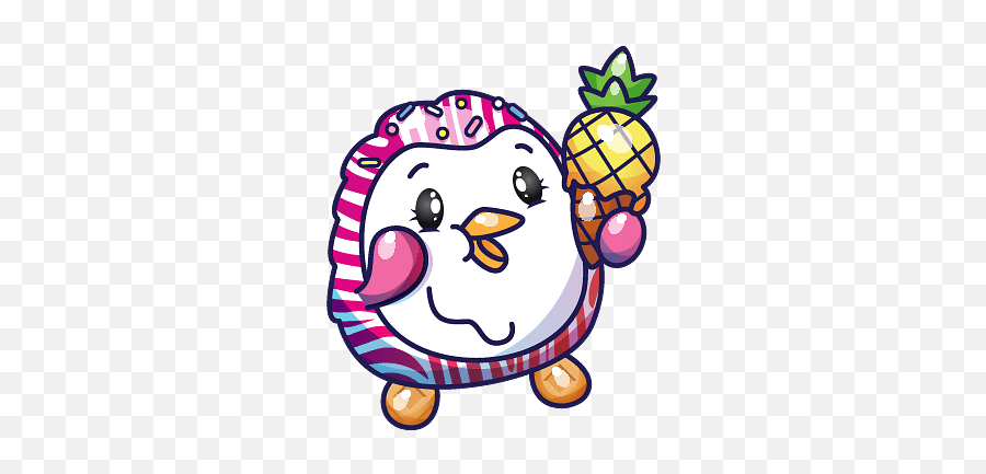 Pikmi Pop Spoke The Penguin Transparent - Pikmi Pops Spoke Emoji,Penguin Emoticon Wechat