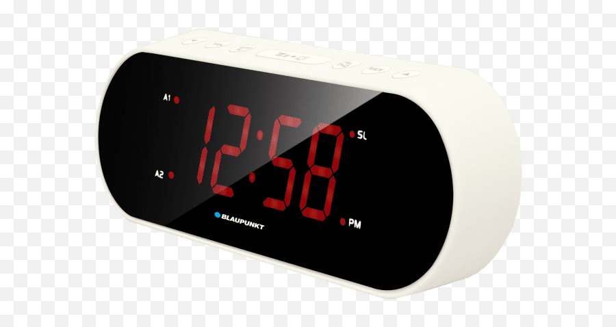 Clock Radio With Dual Alarm Cr6wh - Blaupunkt Blaupunkt Cr6wh Emoji,Emoji Digital Alarm Clock Radio