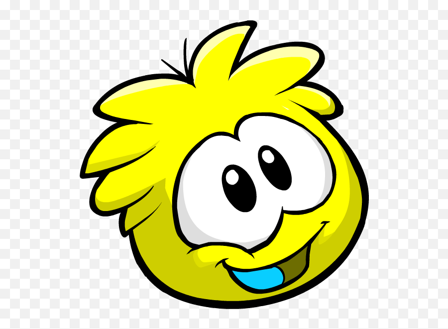 This Is The Yellow Puffle They Like Painting And Drawing Emoji,Puffle Emoticon