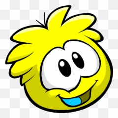 This Is The Yellow Puffle They Like Painting And Drawing Emoji,Puffle Emoticon