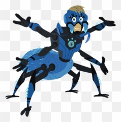 Martin Greets You In His Blue Spider Power Suit Pbs Kids Emoji,Emotion Gijinka