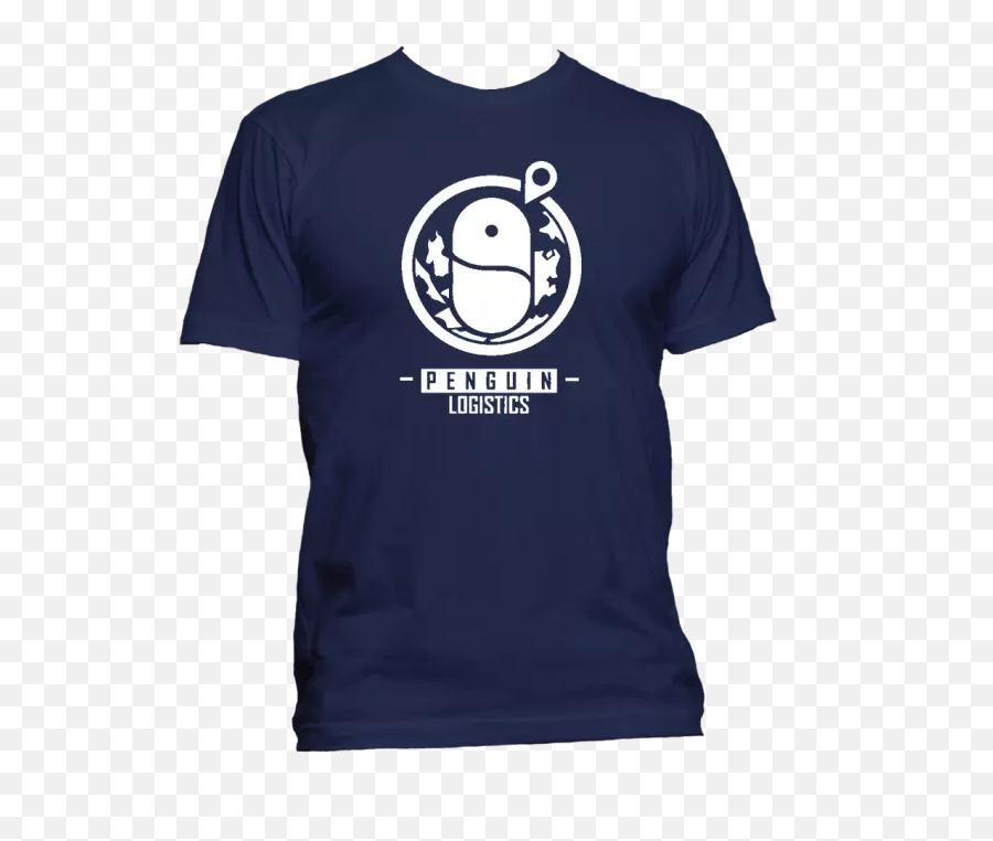 Penguin Logistics Inspired Arknights Shirt Navy Blue Emoji,Slam Dunk Emoticon