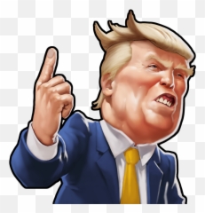 Download Independent United Politician - Caricature Trump Png Emoji,Donald Trump Emoticon