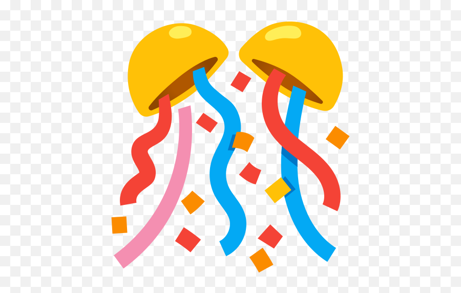 Confetti Ball Emoji - Confeti Emoji,Celebration Emoji