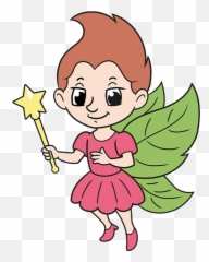 How To Draw An Easy Cartoon Fairy - Really Easy Drawing Tutorial Emoji,Fiary Emoji