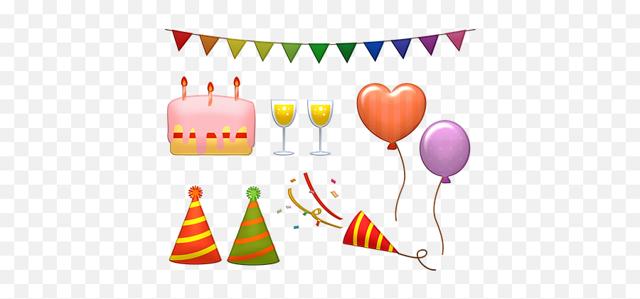 200 Free Happy Birthday Balloons U0026 Birthday Images Emoji,Party Horn Emoji