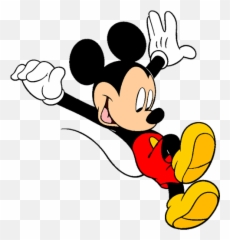 Mickey Mouse Jumping - Mickey Mouse Png Jump Emoji,Disney Emoji Fabric