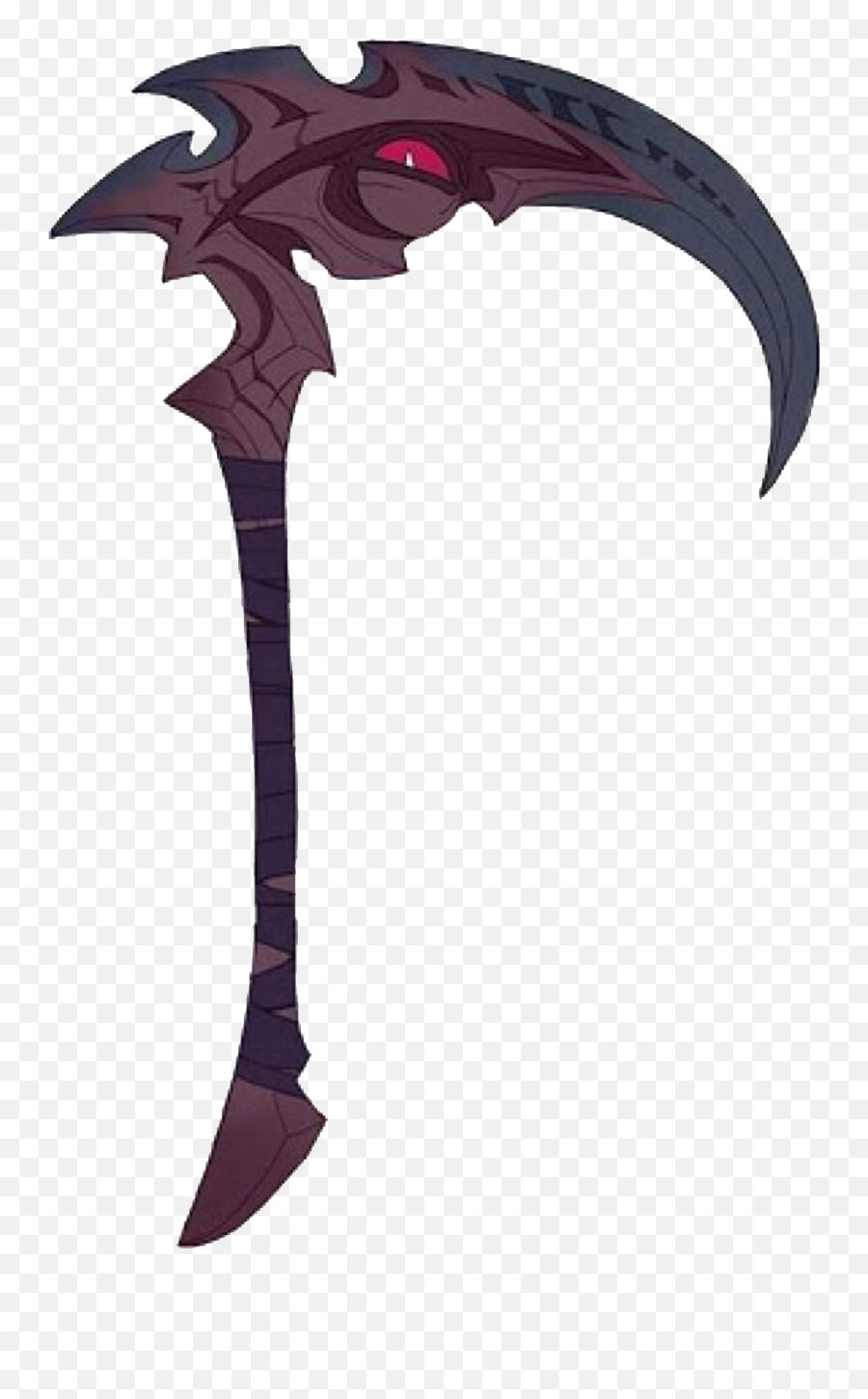 Scythe Weapon Demon Kayn Sticker - Kayn Scythe Emoji,Scythe Emoji