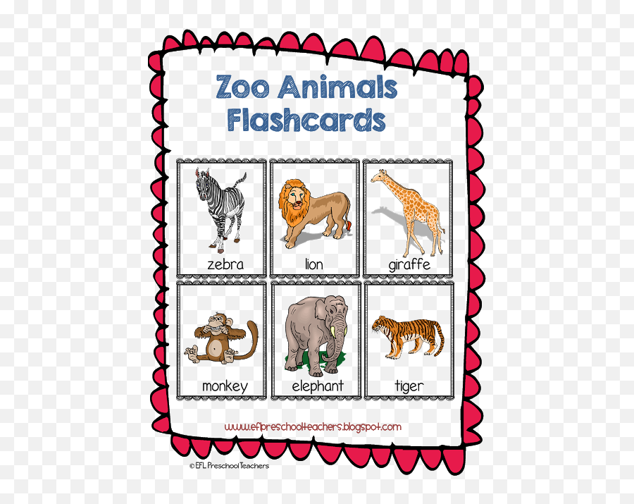 Esl Zoo Animals Unit Printable - Zoo Animals Esl Emoji,Zoo Of Emotions