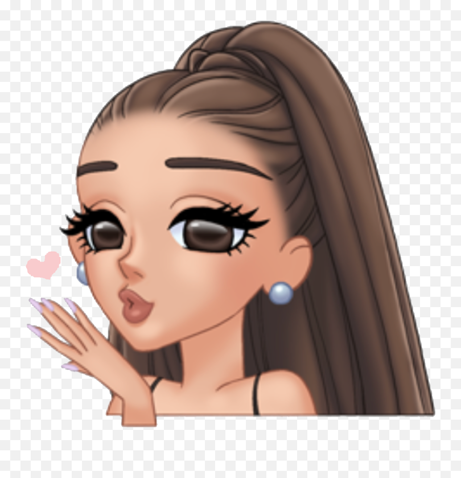 Arimoji Blowkiss Blow Kiss Sticker By Ariana Locks - Ariana Grande Emoji Png,Blow Kiss Gif Emoji