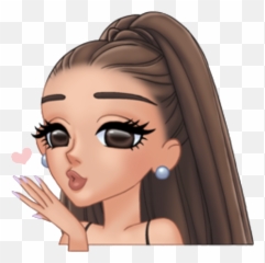 Arimoji Blowkiss Blow Kiss Sticker By Ariana Locks - Ariana Grande Emoji Png,Blow Kiss Gif Emoji