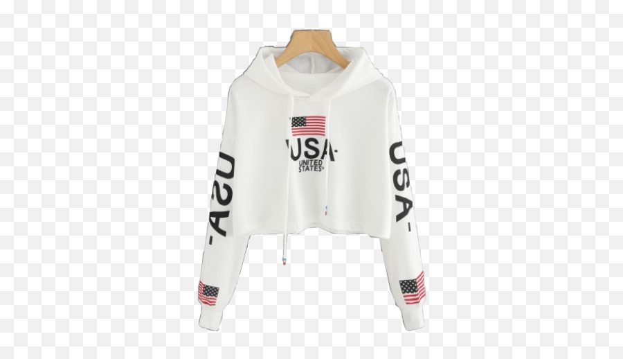Hoodie Sweater Sweatshirt Usa America Sticker By Liz - Felpe Corte Ragazza Emoji,Black Emoji Sweatshirt