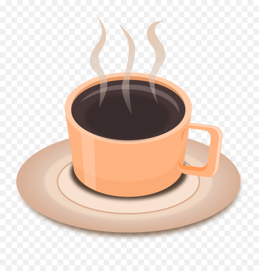 A Hot Cup Of Tea Or Coffee Clipart - Saucer Emoji,Hot Tea Emoji