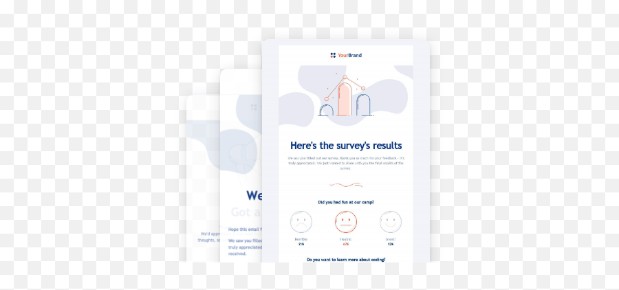 Survey Management Email Templates - Vertical Emoji,Gaia Emojis