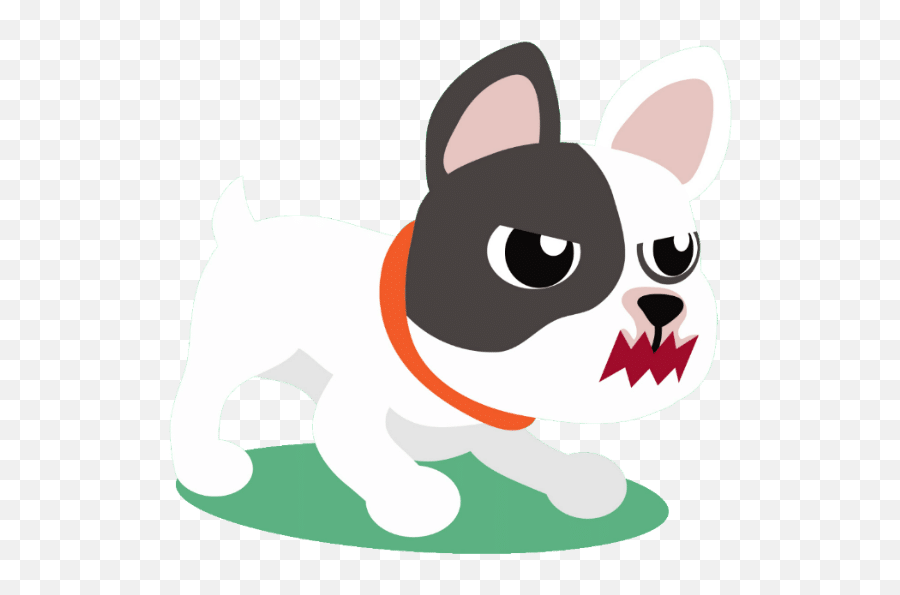 French Bulldog Bite Force Psi Dog Breeds List - French Bulldogs Barking Cartoons Emoji,List Of Emotions In French