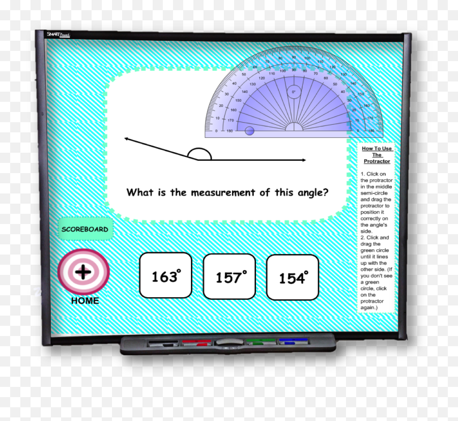 Angles Smart Board Game - Have Fun Hitting The Bullu0027s Eye Display Device Emoji,Protractor Emoji
