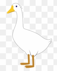 Goose Clipart - Domestic Duck Emoji,Canadian Goose Emoji
