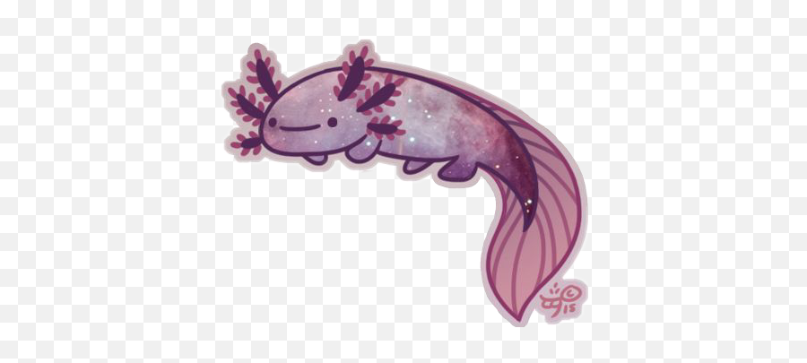 Cute Axolotl Aesthetic Sea Sticker - Axolotl Anime Emoji,Axolotl Emoji