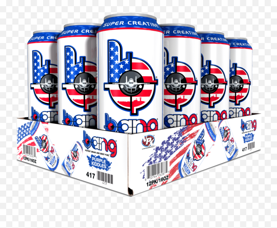 Bang Military Energy Drinks U2014 12 - Pack Bang Energy America Emoji,Emoji 2 Energy Drink