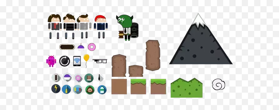 2d Game Asset Creation - 2d Game Asset Png Emoji,Emotion 2d Sketches